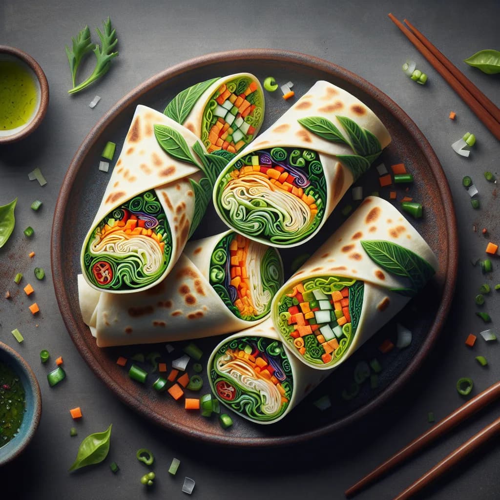 Chinakohl-Wraps