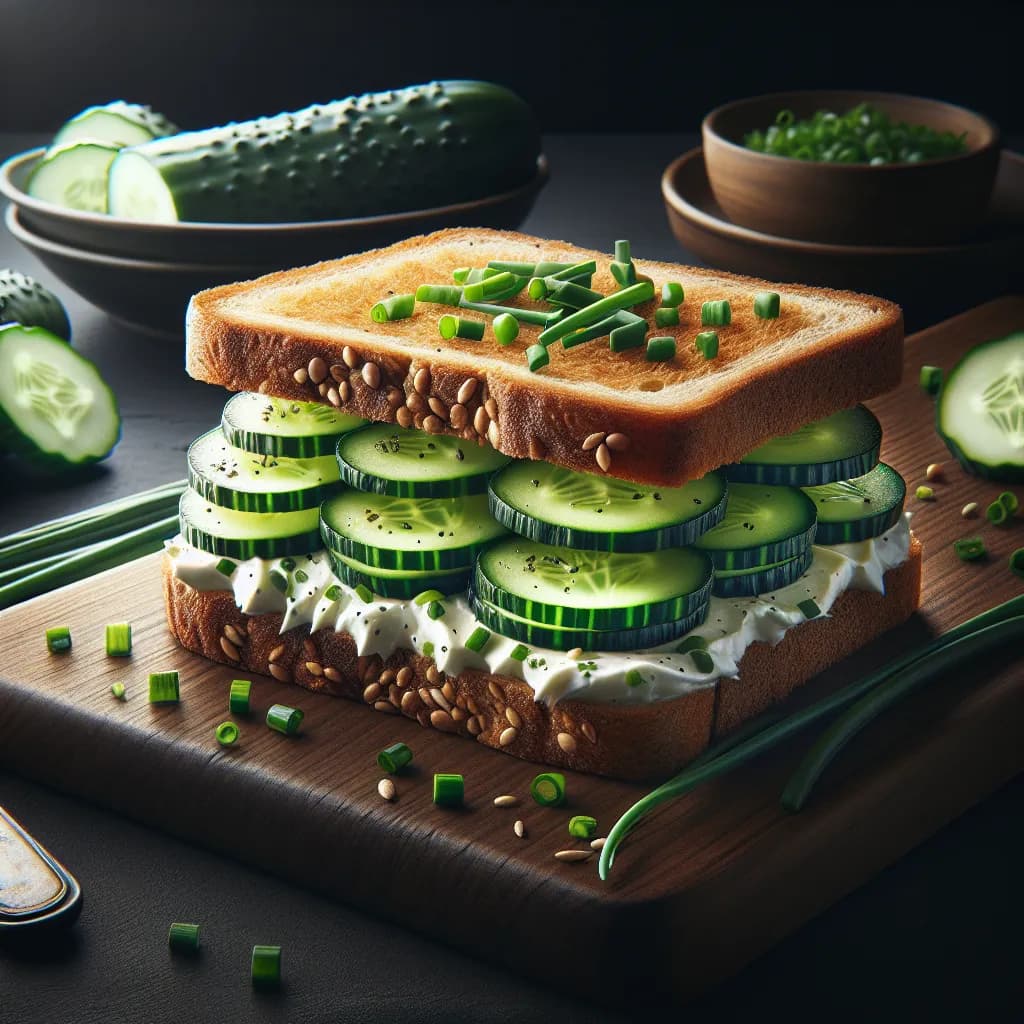 Gurken-Sandwich