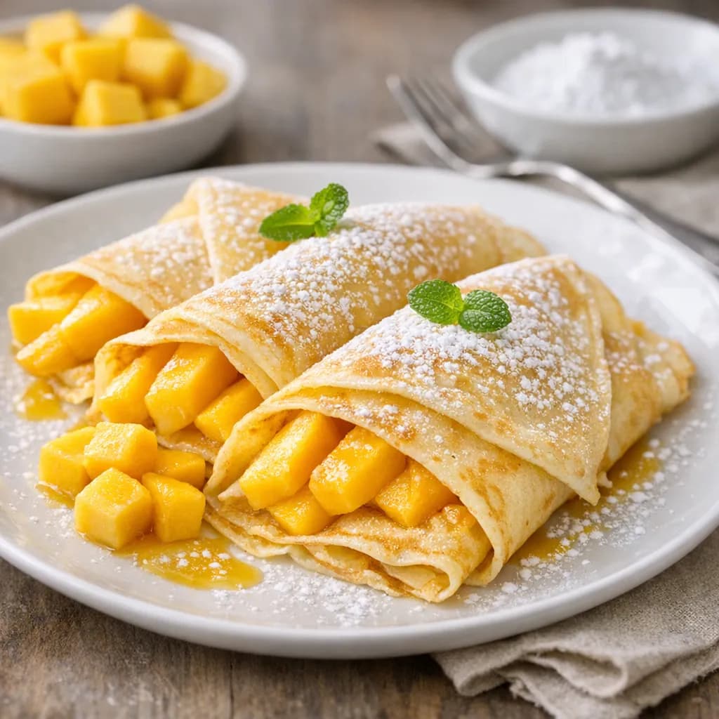 Mango Crepes
