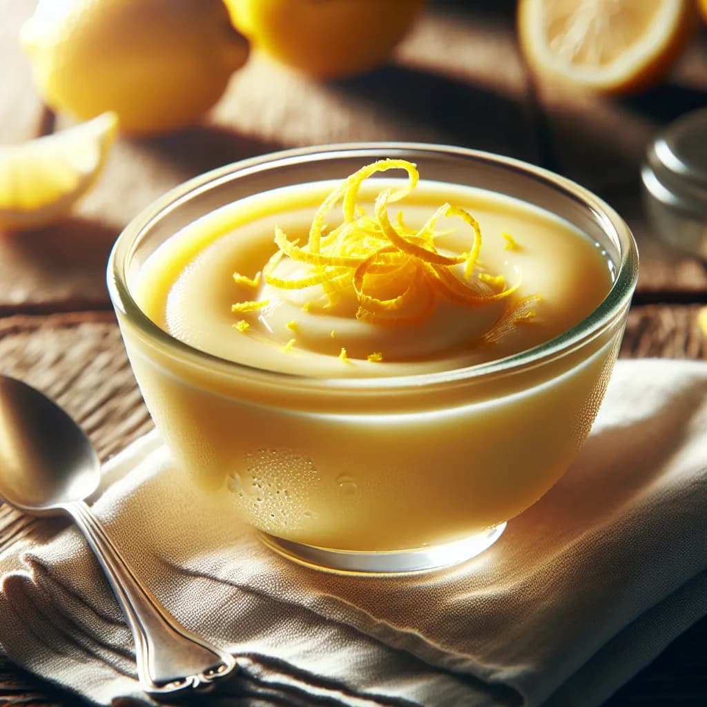 Zitronenpudding