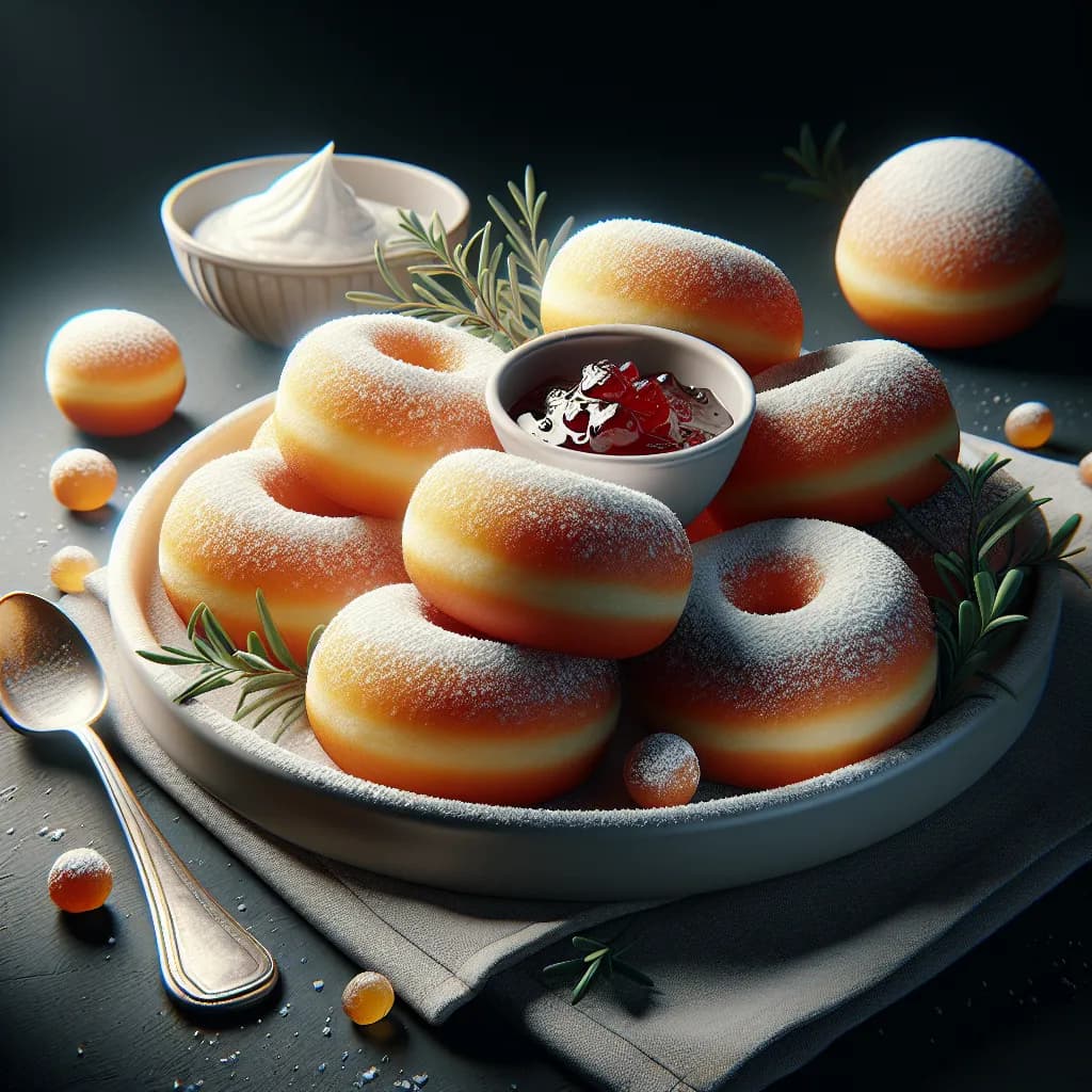 Кефирные пончики