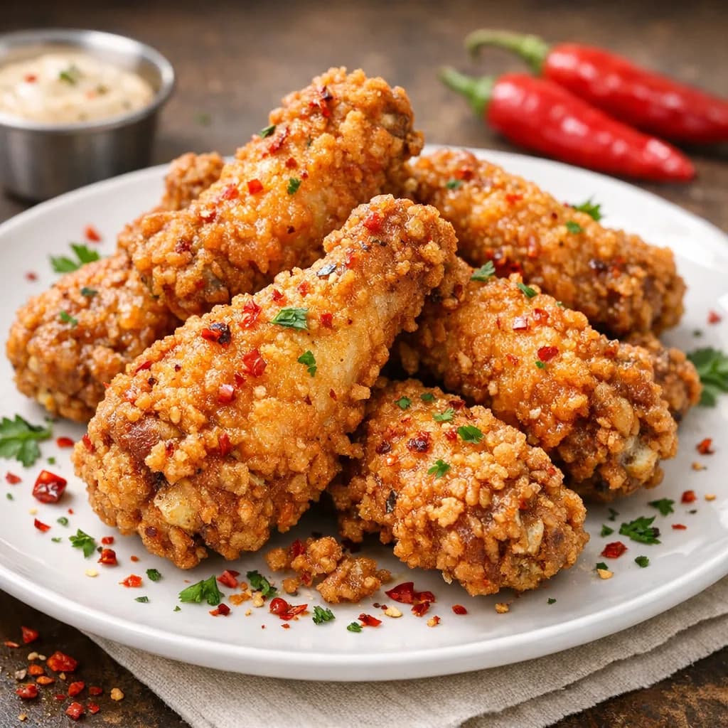 Острые куриные крылышки по-KFC