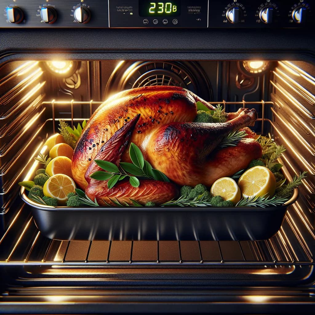 15lb Turkey Roasted in Gas Oven