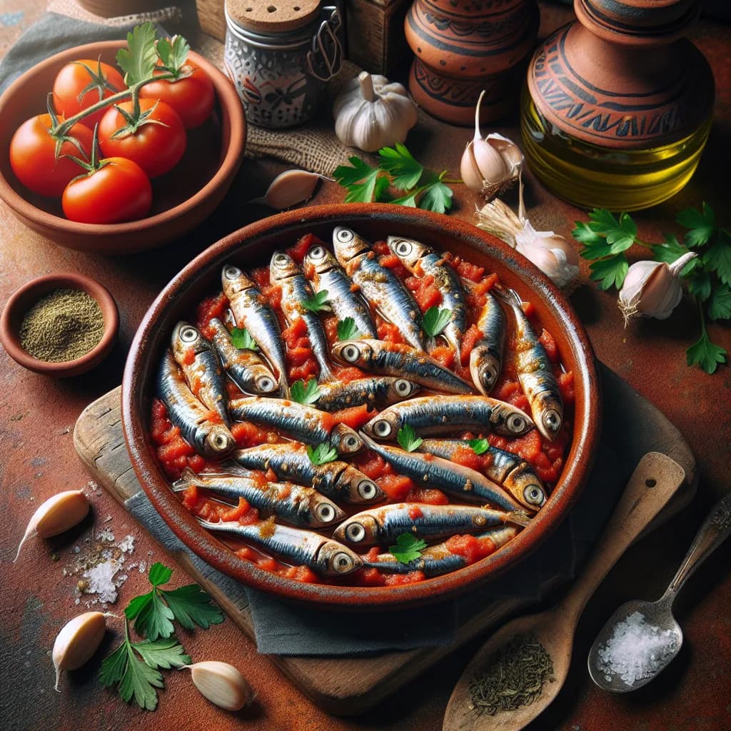 Alici alla Pizzaiola