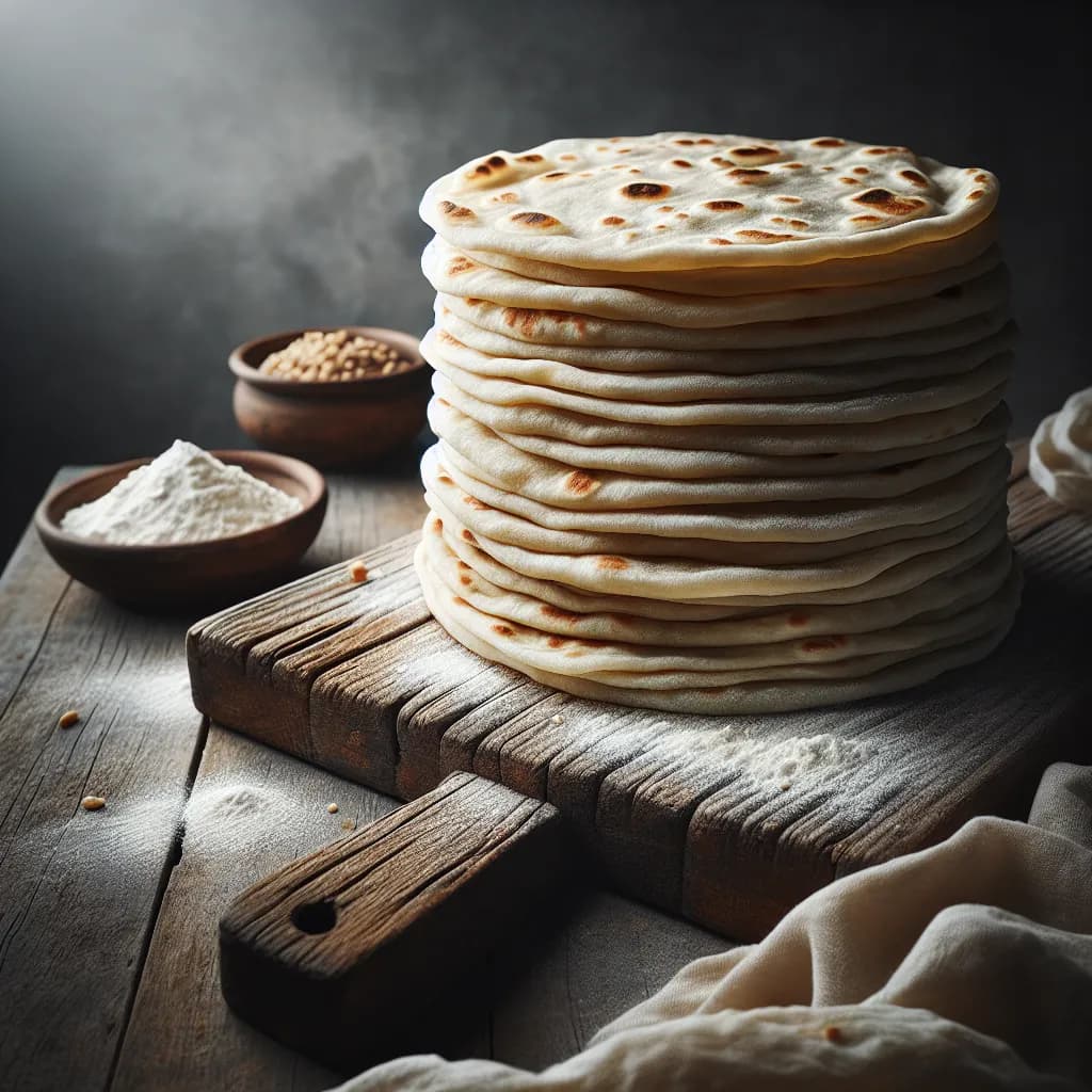 All Purpose Flour Roti