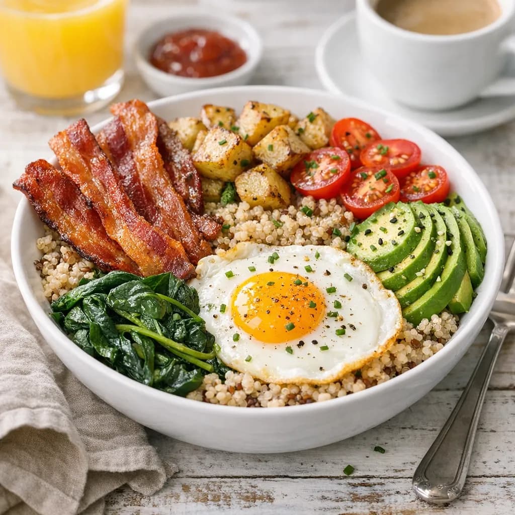 All-American Breakfast Quinoa Bowl