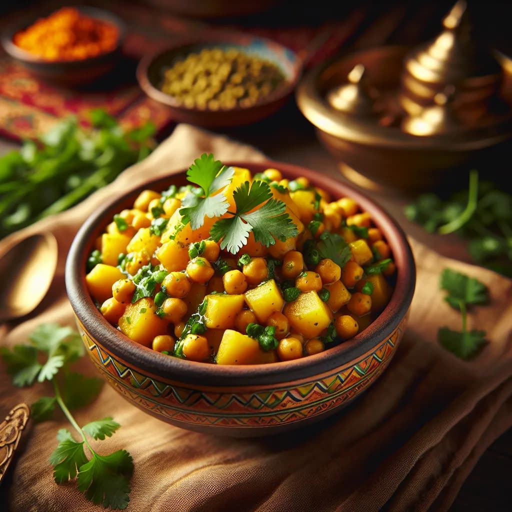 Allu Chanadal Sabzi