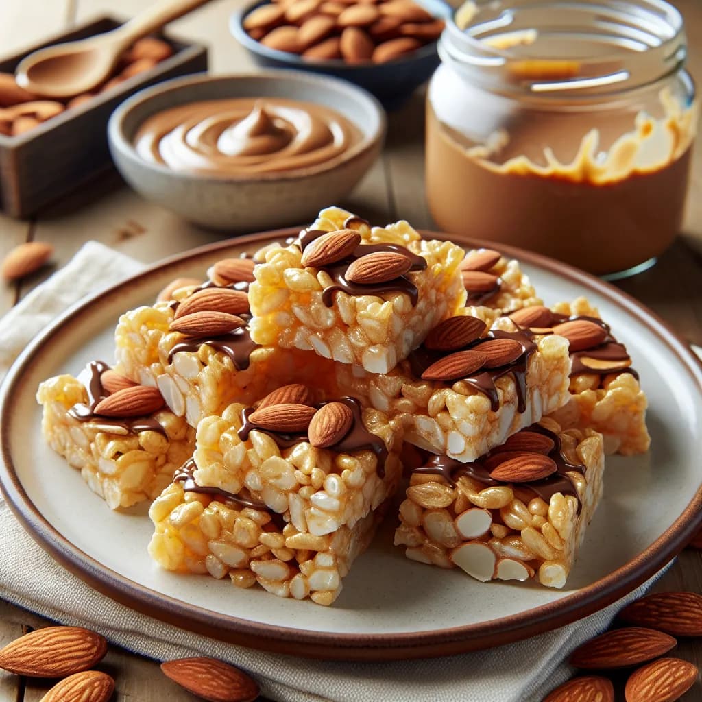 Almond Butter Keto Rice Crispy Treats