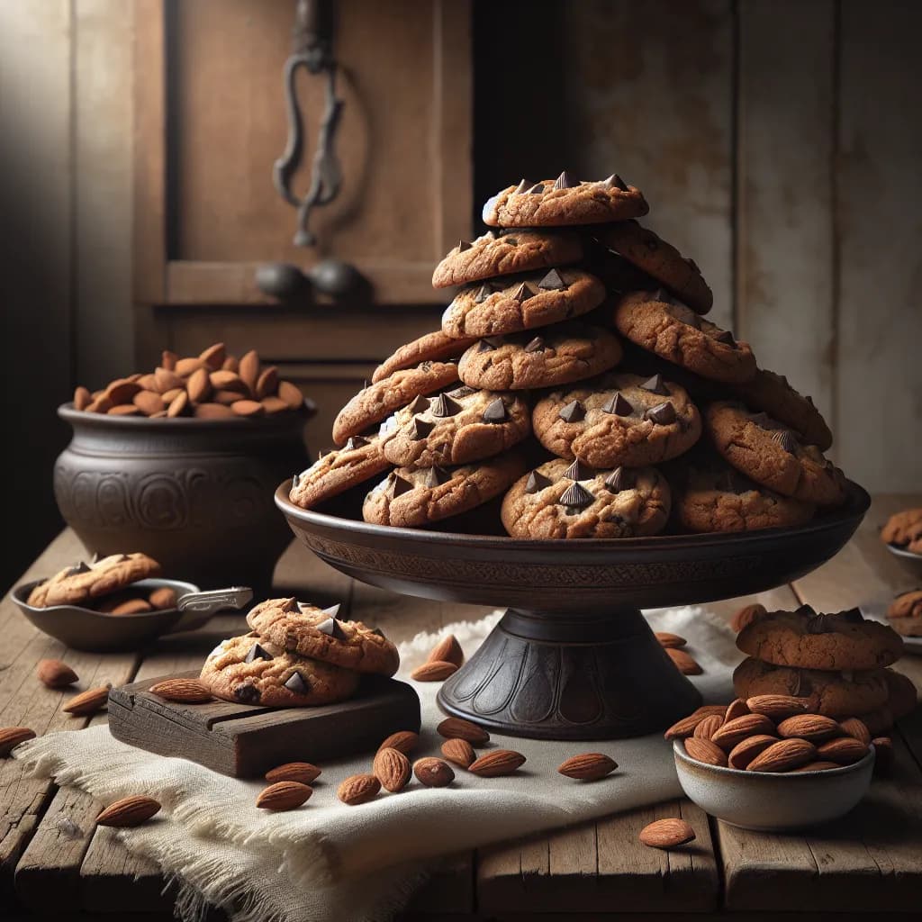 Almond Flour Chocolate Chip Cookies