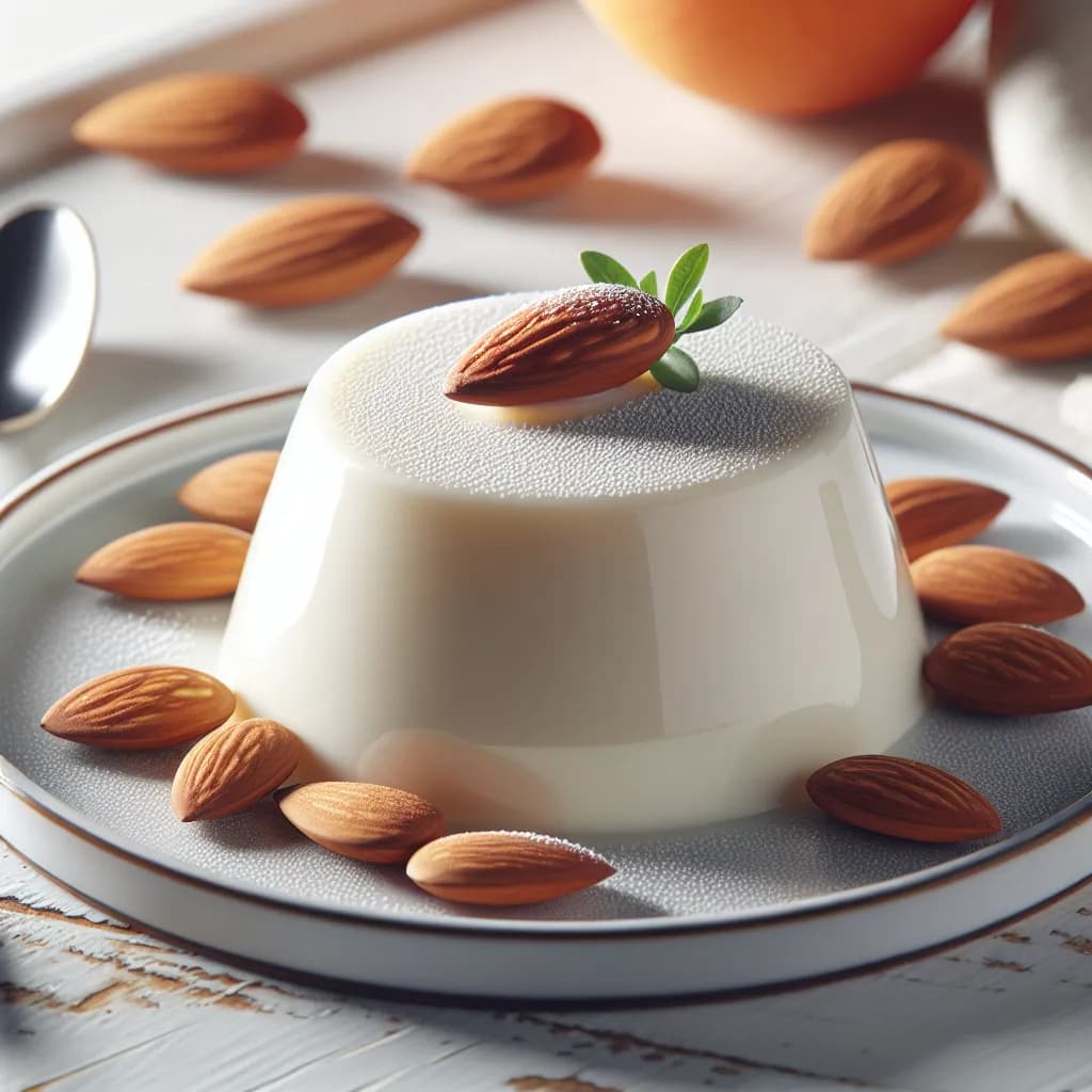 Almond Milk Panna Cotta
