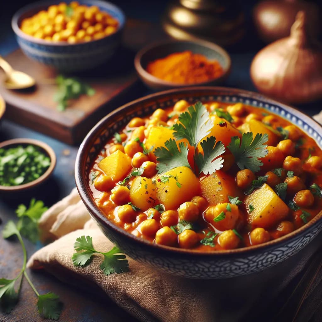 Aloo Chana Dal Curry