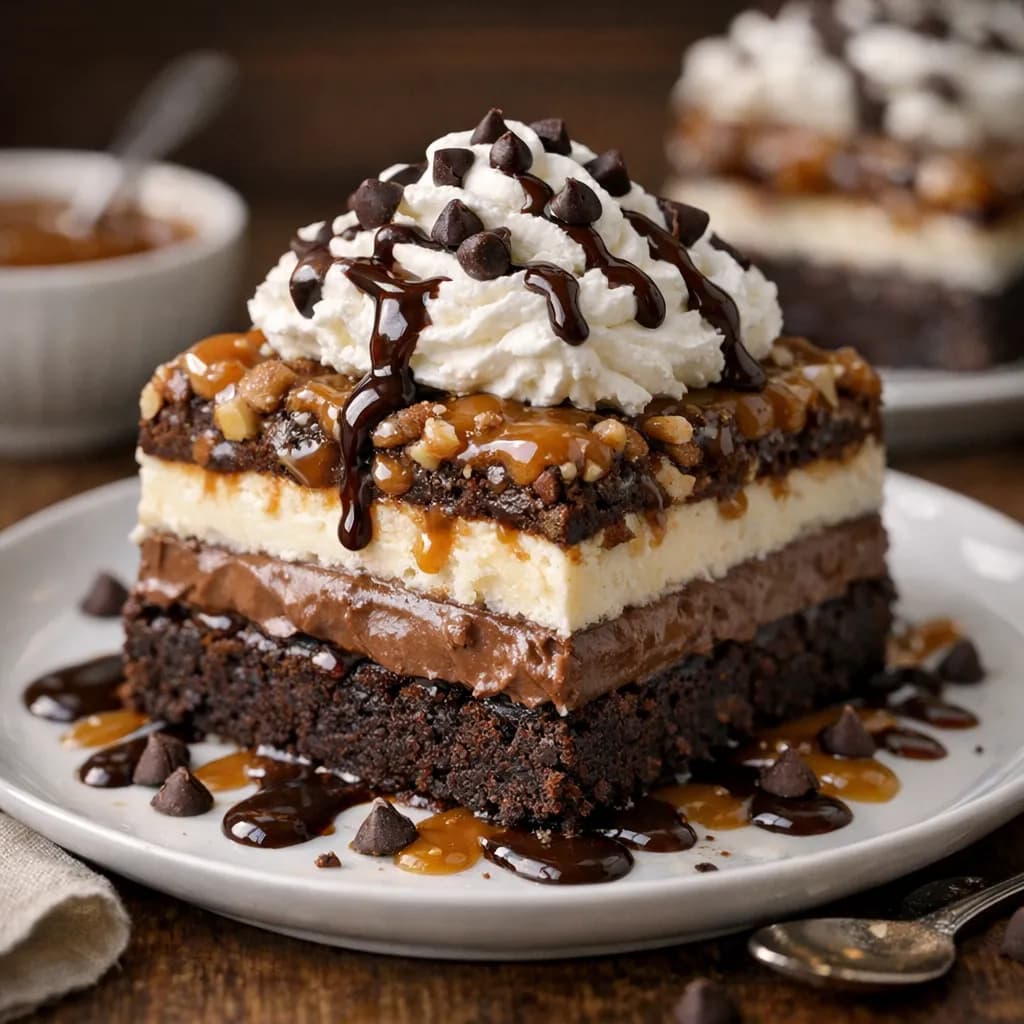 American 5 Layer Brownie Delight