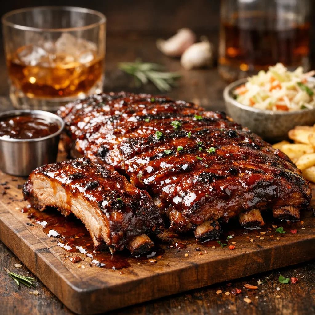 American Bourbon BBQ Ribs