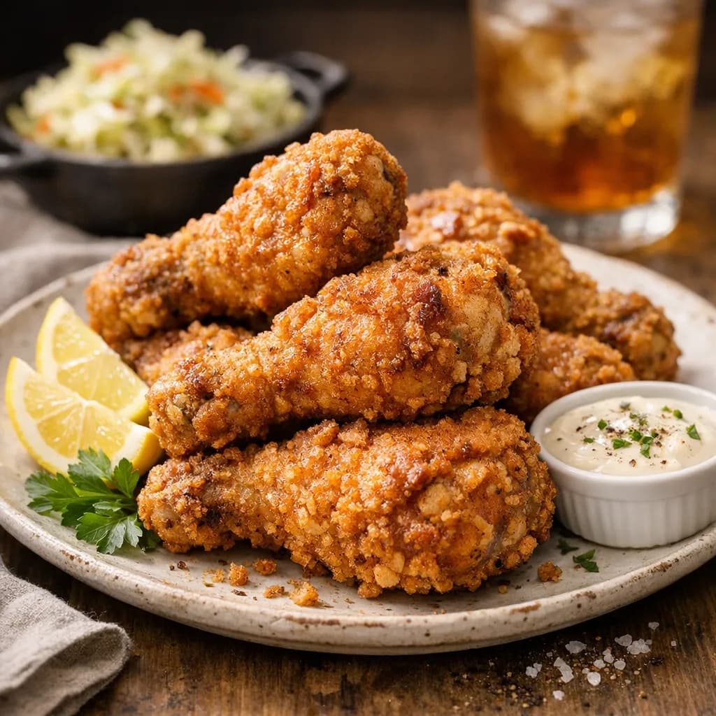 American Southern Buttermilk Fried Chicken Drumsticks