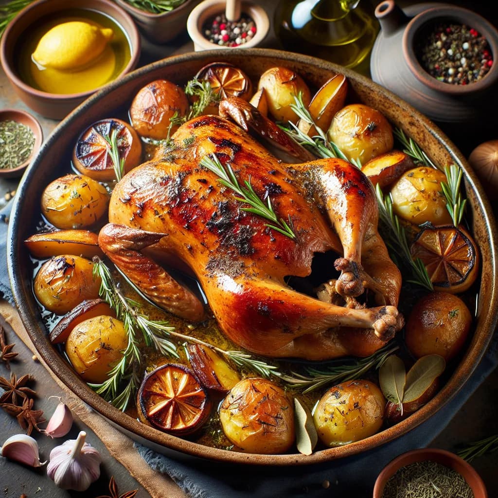 Anatra al Forno con Erbe
