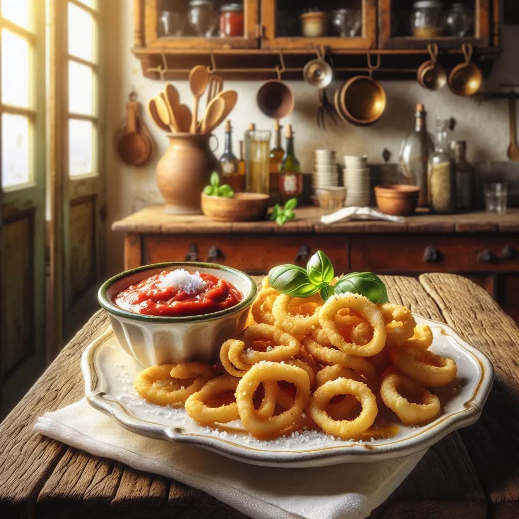 Anelli di Calamari Fritti
