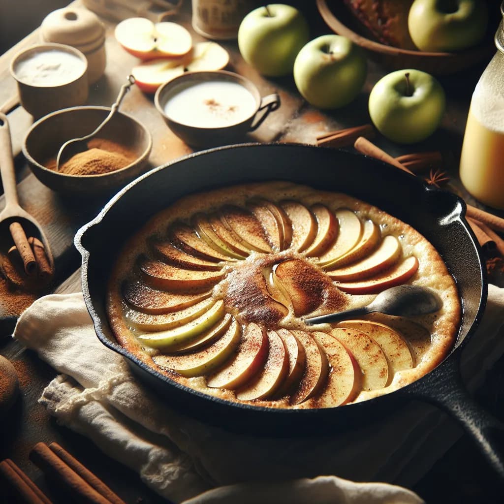 Apfel-Pfannkuchen