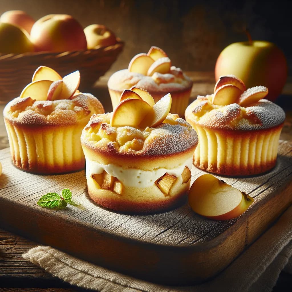 Apfel-Quark-Küchlein