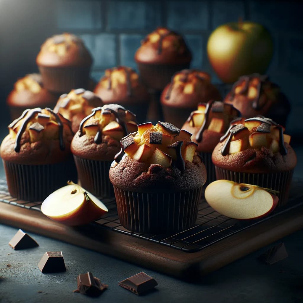 Apfel-Schokoladen-Muffins