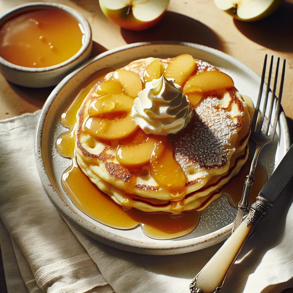 Apfelmus-Pfannkuchen