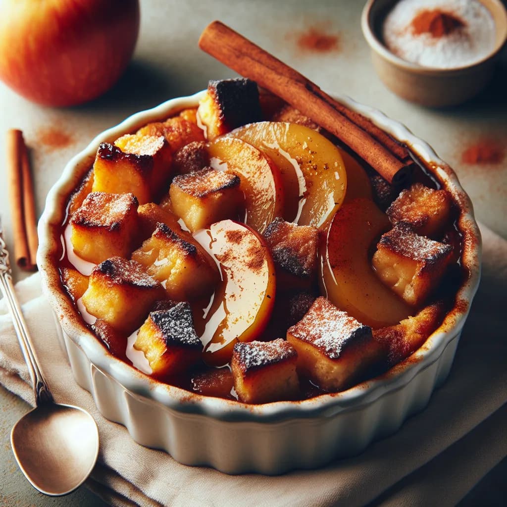 Apple Cinnamon Bread Pudding