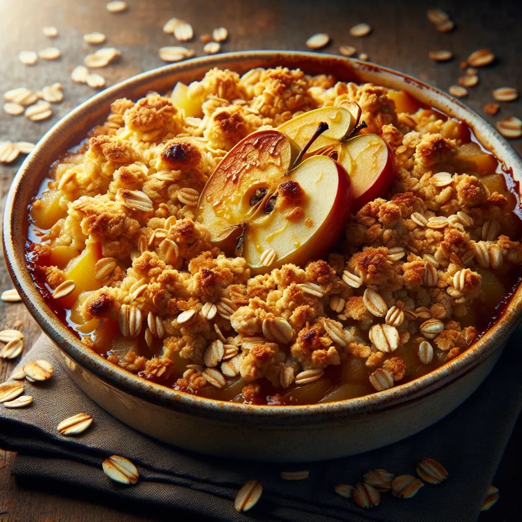 Apple Crumble with Oats