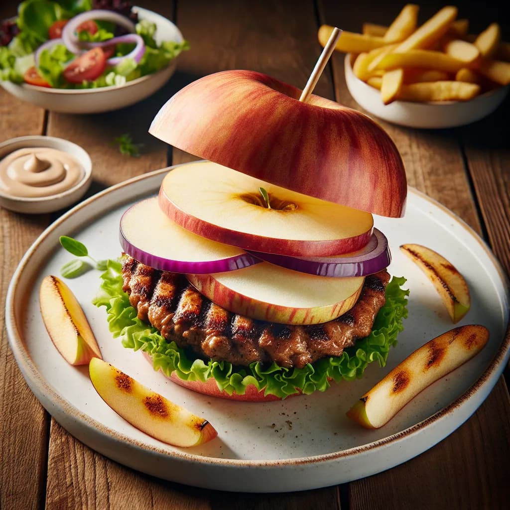 Apple Meat Burger