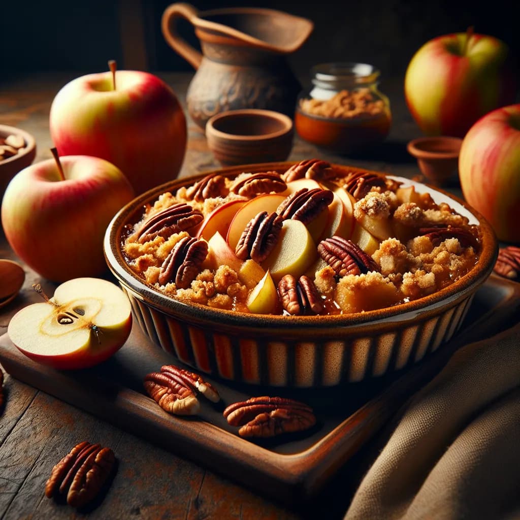 Apple Pecan Streusel