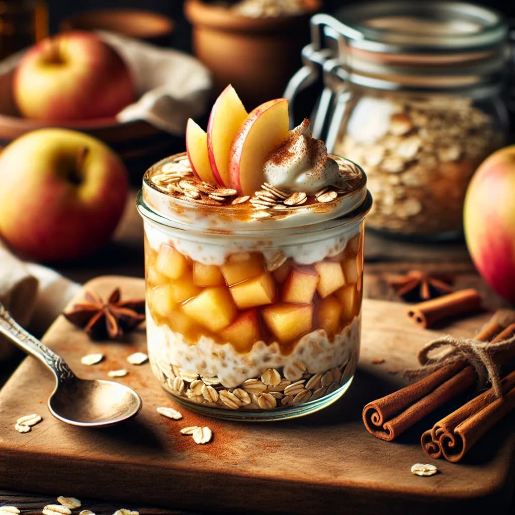 Apple Pie Overnight Oats