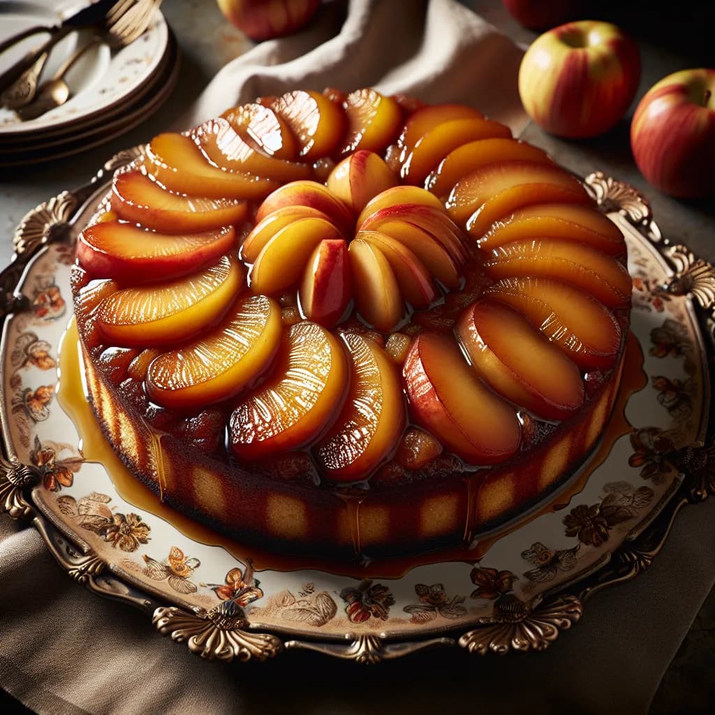 Apple Upside-Down Cake