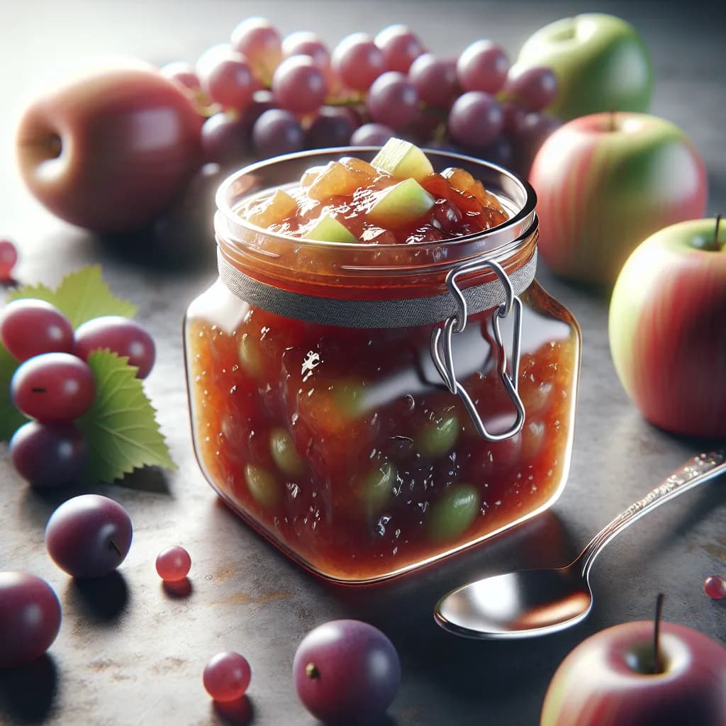 Apple and Grape Chutney