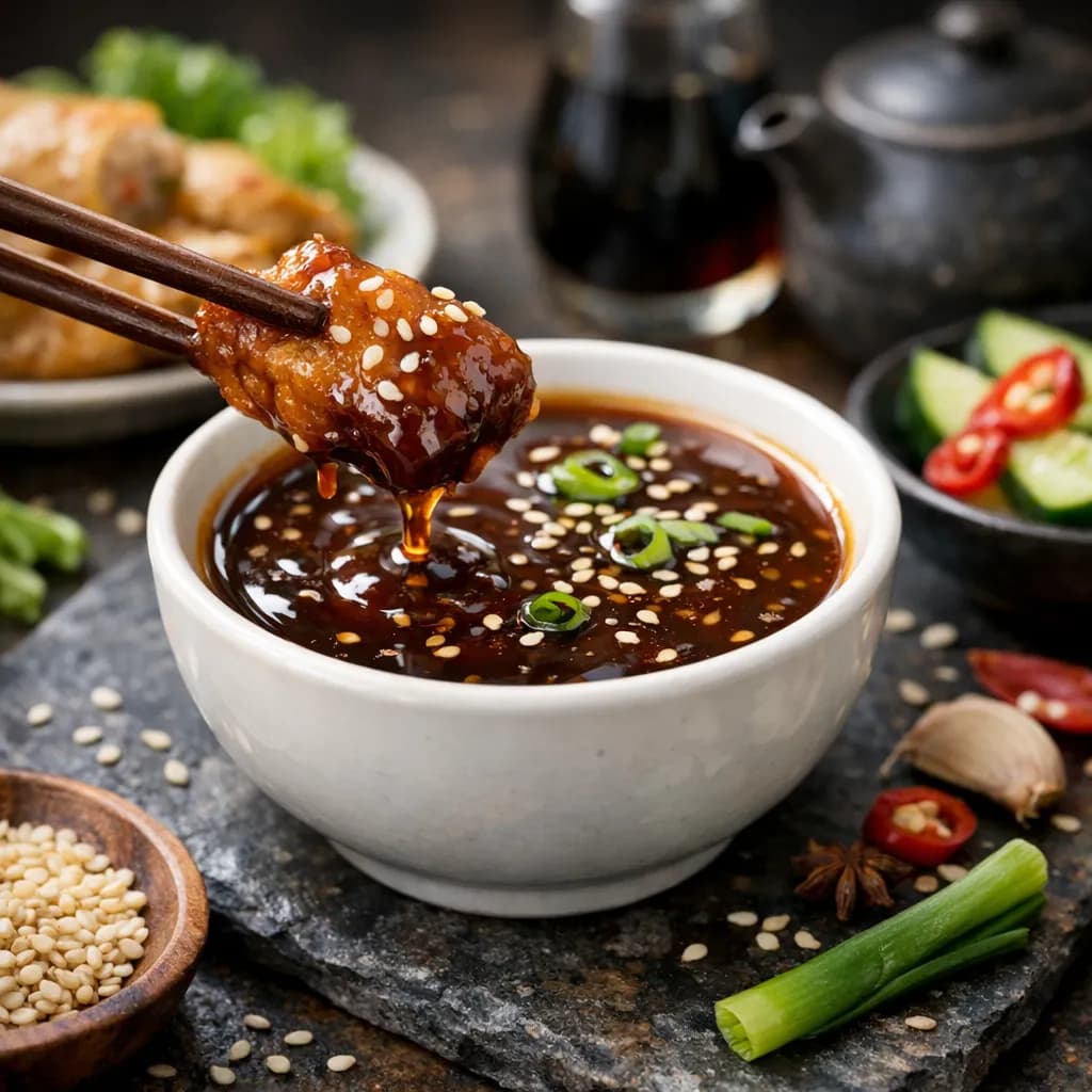 Asian Caramel Soy Dipping Sauce