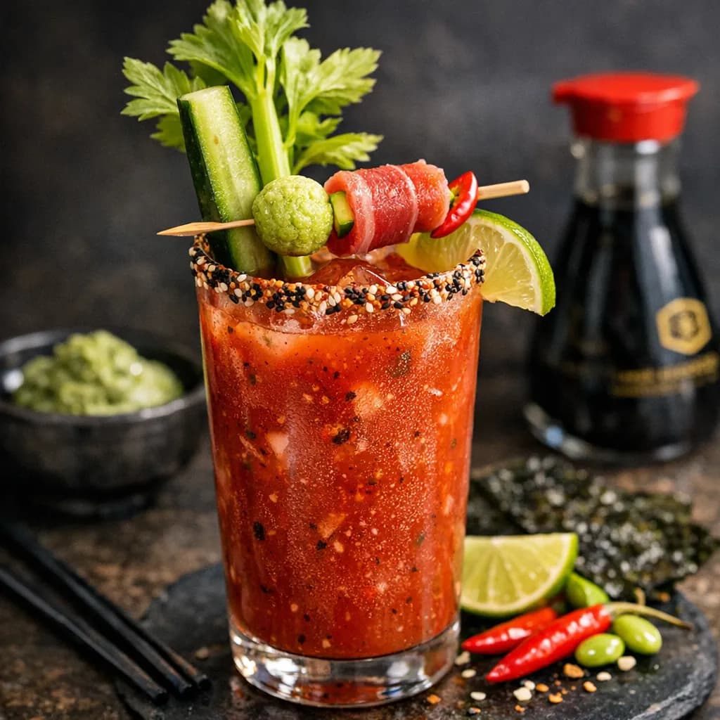 Asian Spicy Wasabi Bloody Mary
