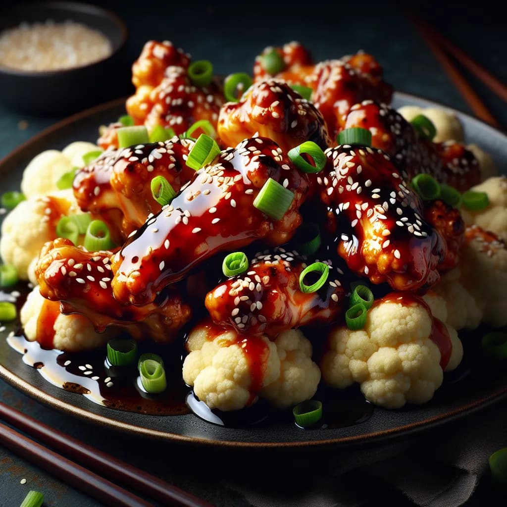 Asian-Style Cauliflower Wings