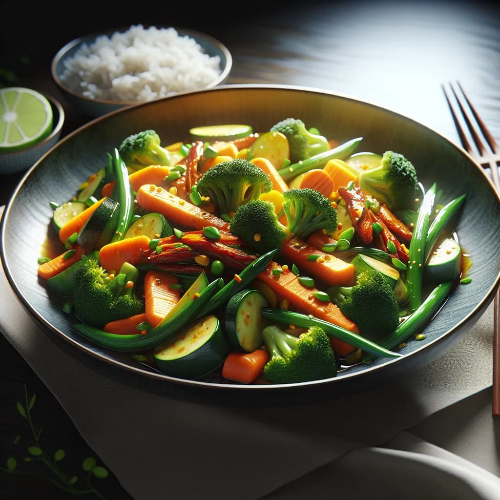 Asiatische Gemüsepfanne
