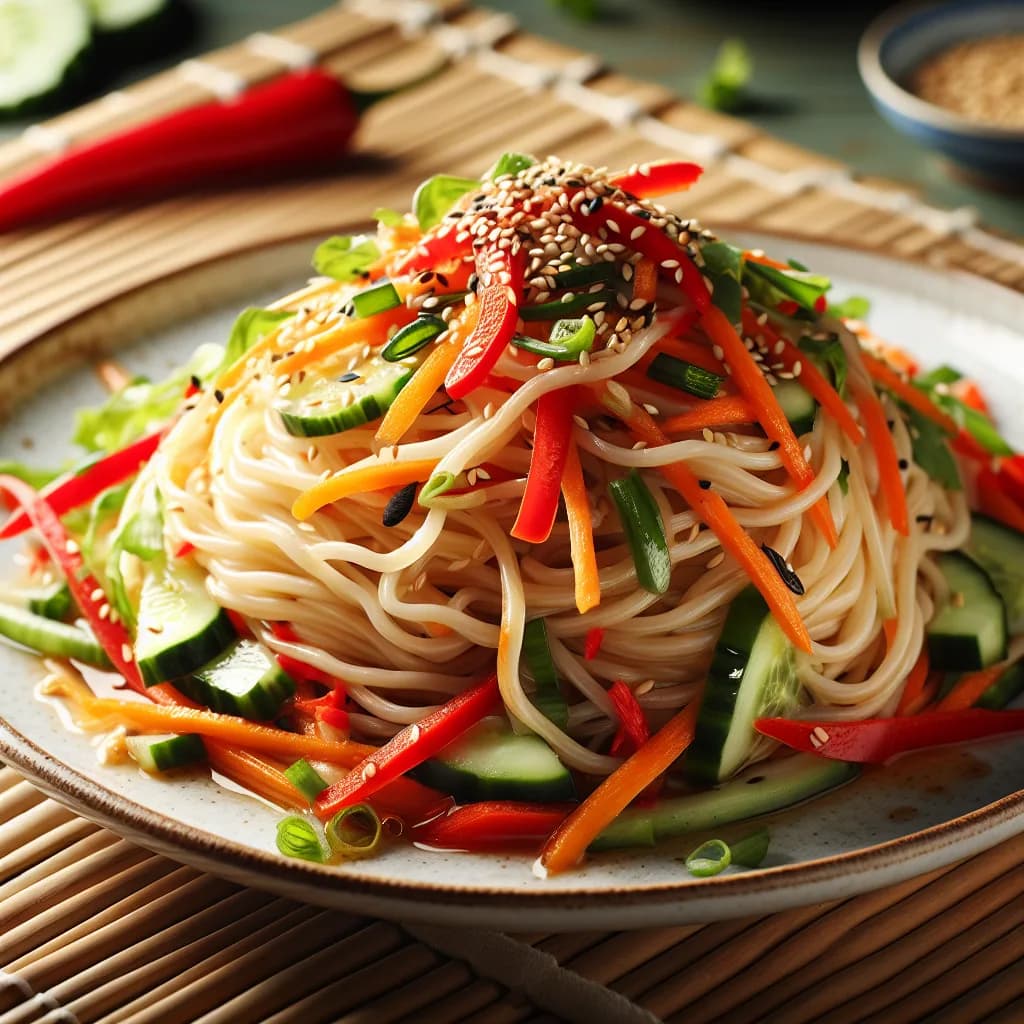 Asiatischer Nudelsalat