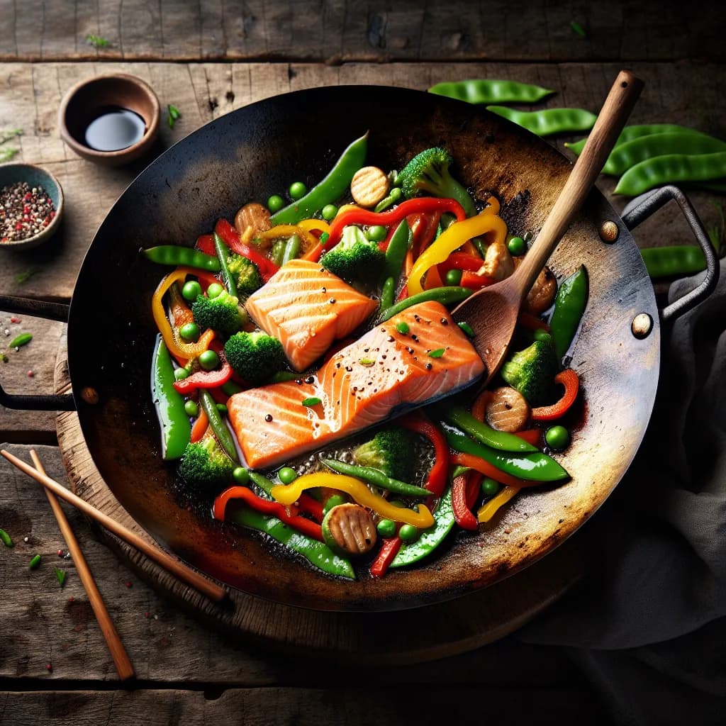 Atlantic Salmon Stir-Fry