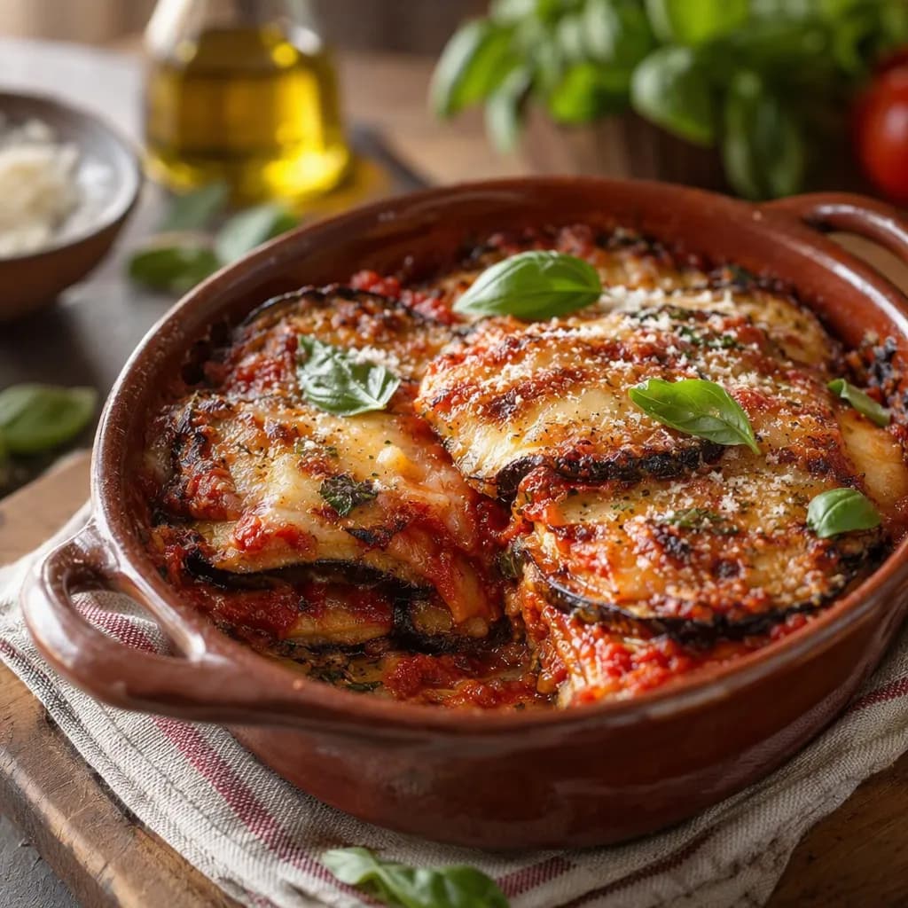 Aubergines à la parmigiana