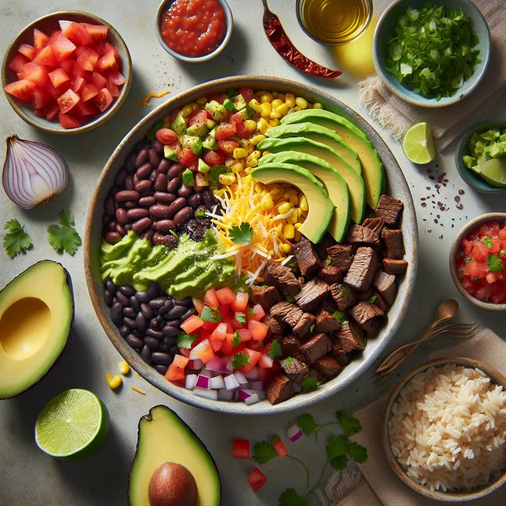 Avocado Beef Burrito Bowl
