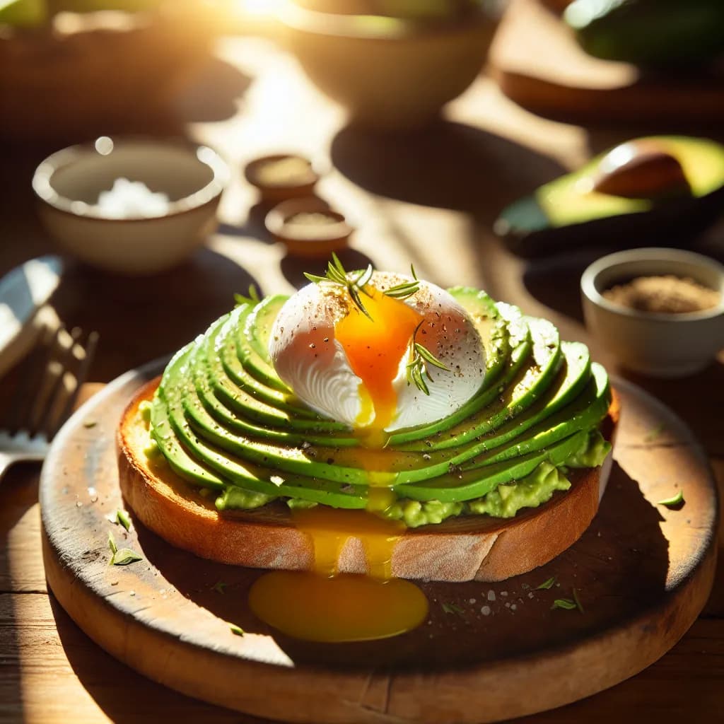 Avocado Toast with Poached Egg