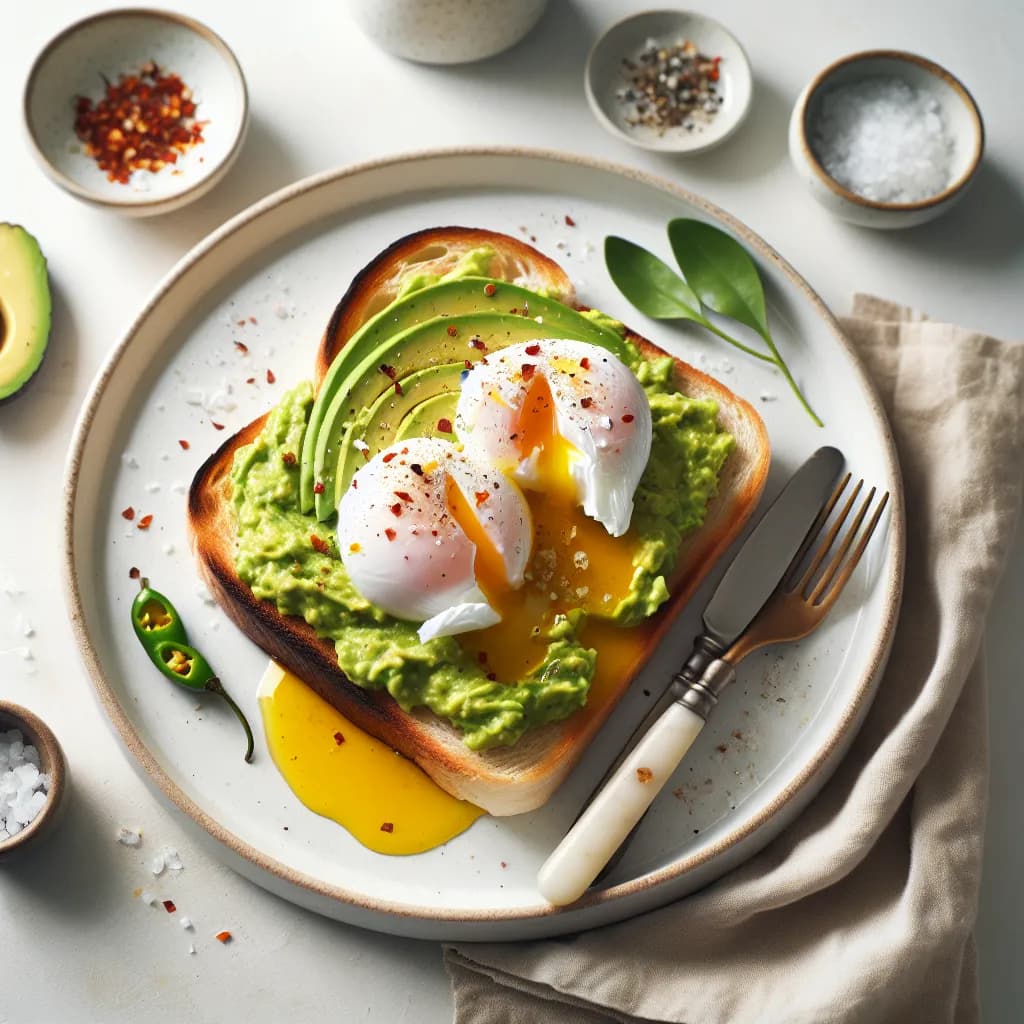 Avocado Toast with Poached Eggs