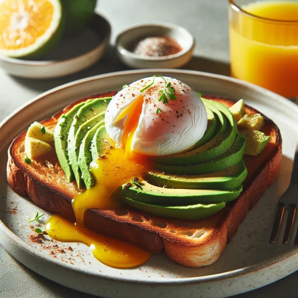 Avocado Toast with Poached Eggs