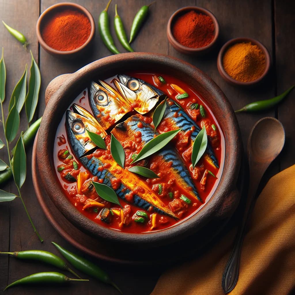 Ayila Mulakittathu (Kerala Style Spicy Mackerel Curry)