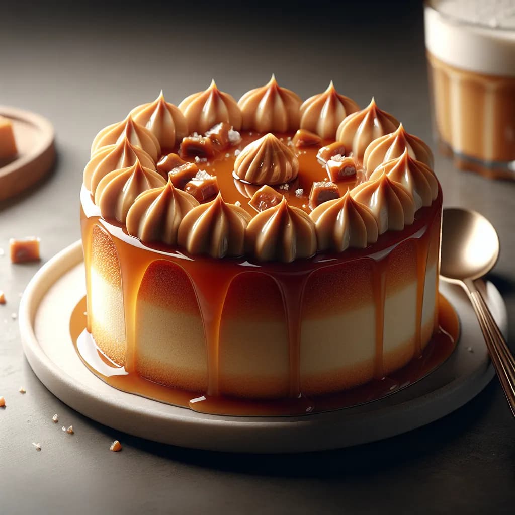 Bûche au Caramel Beurre Salée