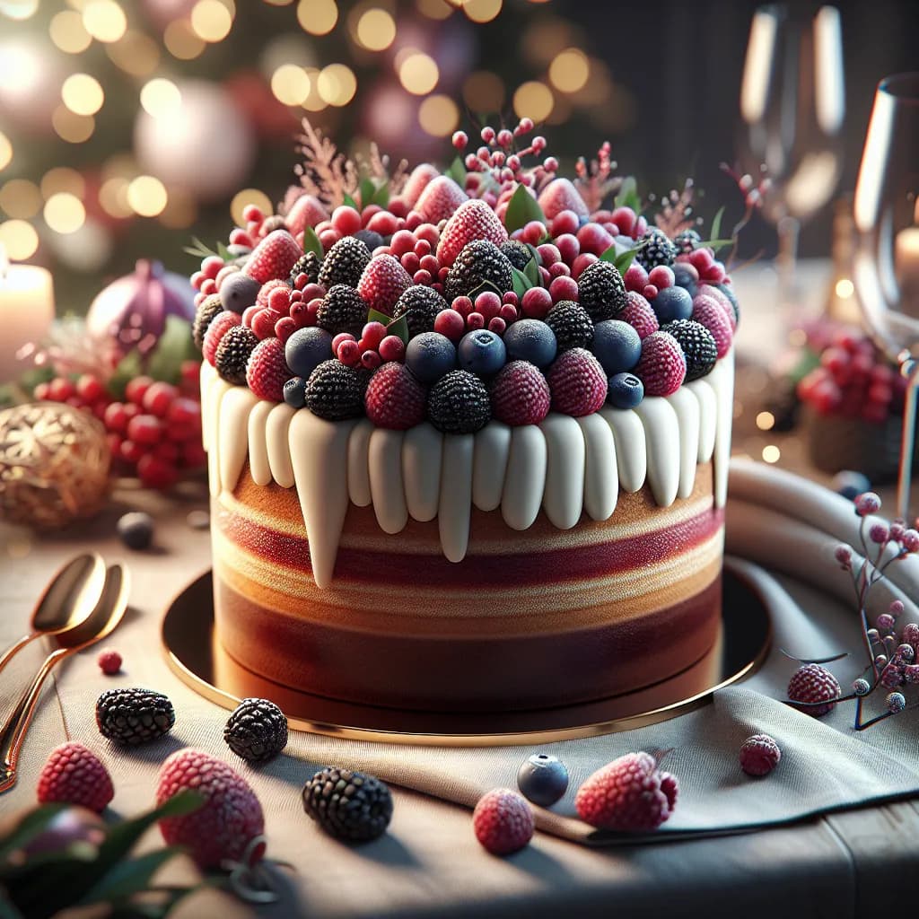 Bûche au Frutti di Bosco