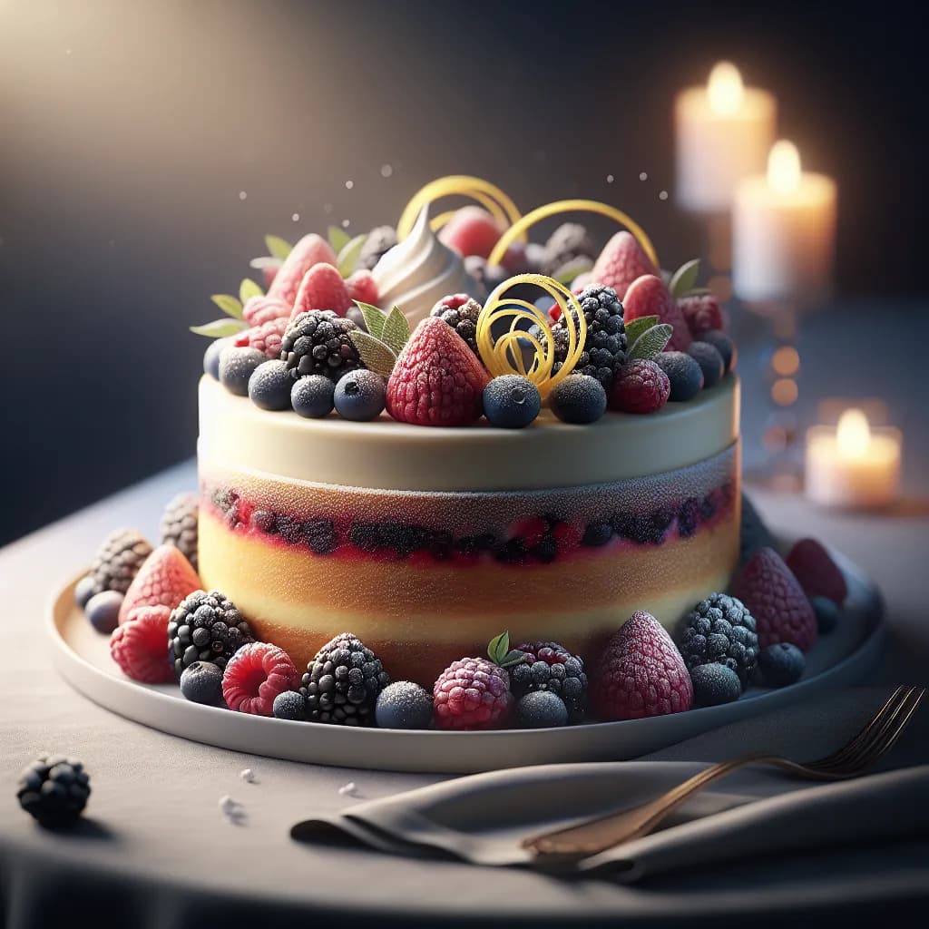Bûche au Frutti di Bosco