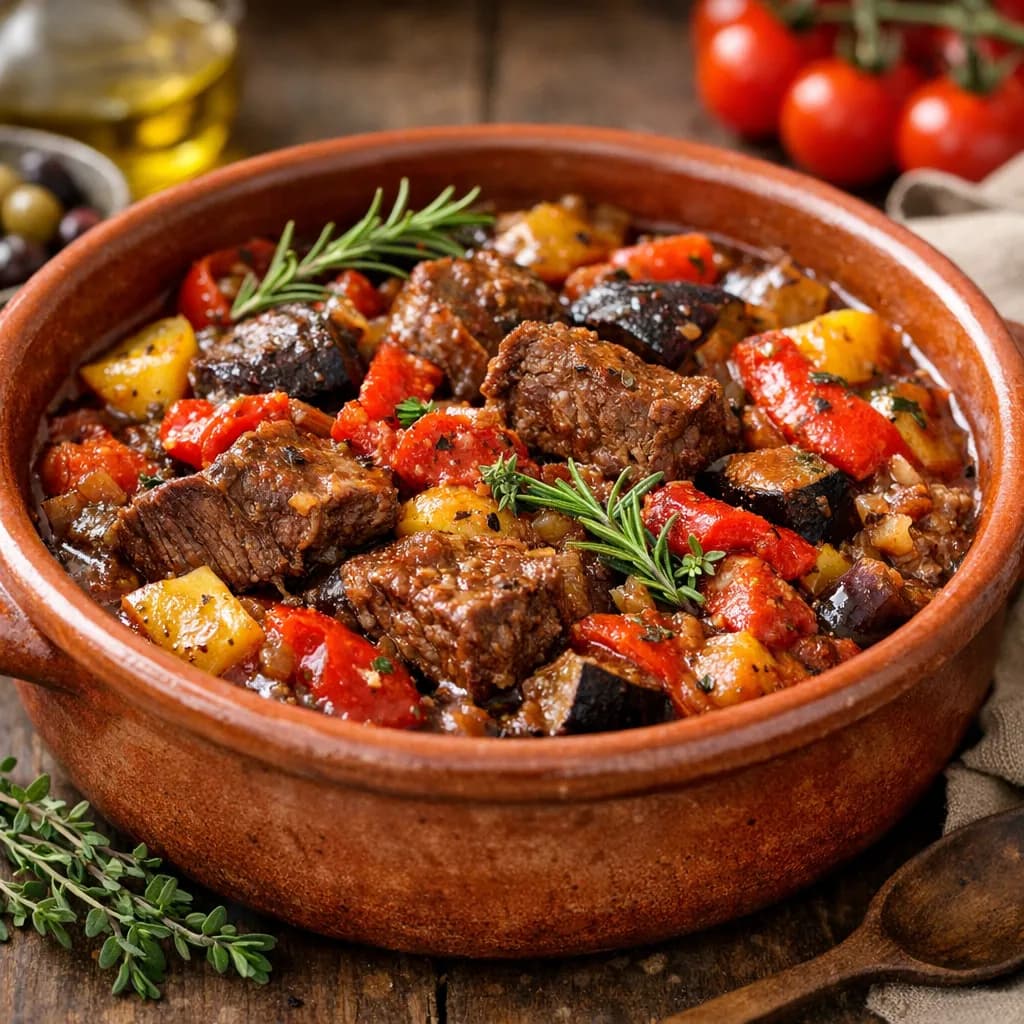 Bœuf braisé à la provençale