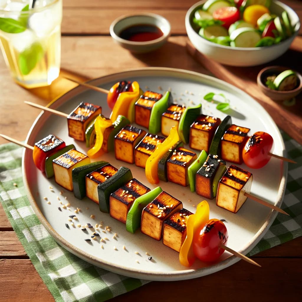 BBQ Tofu Skewers