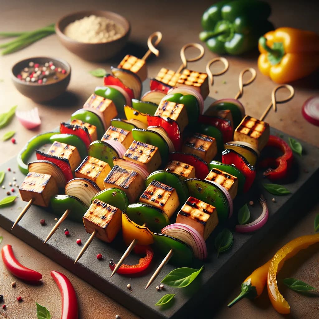 BBQ Tofu Skewers