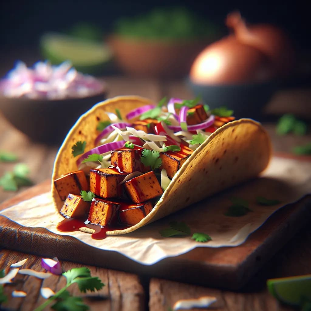 BBQ Tofu Tacos